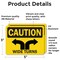 Signmission Wide Turns, 5 in W x Rectangle, Vinyl Decal OS-2PACK-CS-D-35-L-19261 - alternate 4